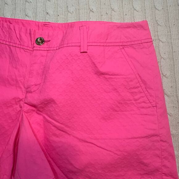 NEW Lilly Pulitzer Callahan Shorts sz 14 Bright Pink Shorts - Picture 8 of 8